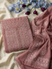 Avarna Mauve Pearl Beads Embroidered Dress Material
