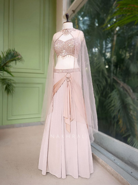 Rivelle Beige Indo Western Set