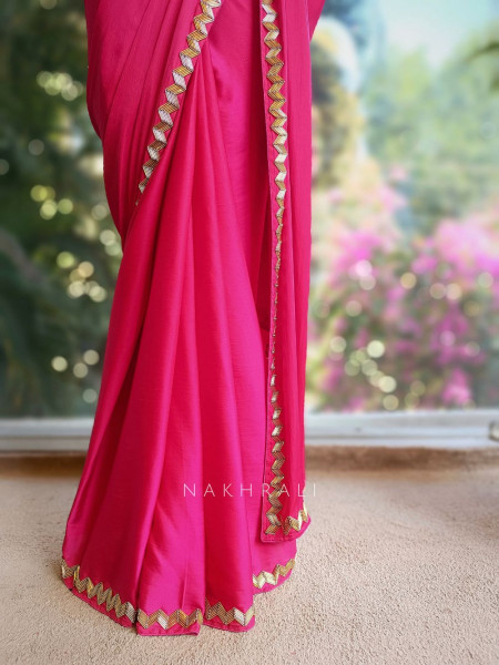 Utsara Red Saree