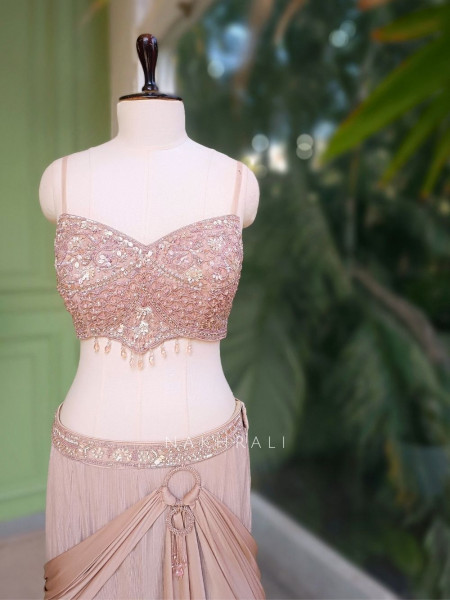 Rivelle Beige Indo Western Set