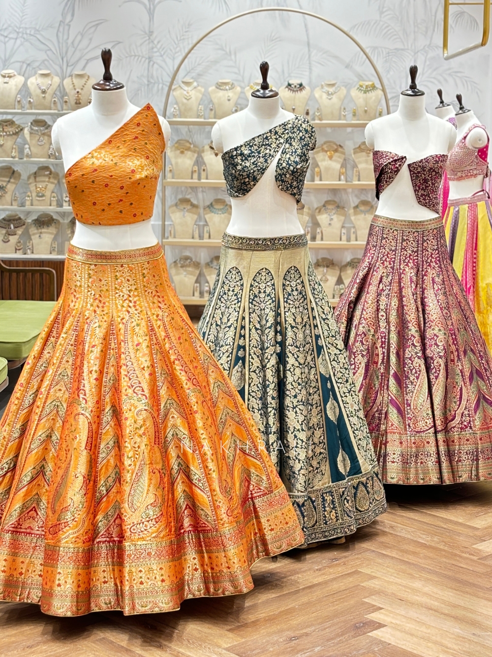 Maharani Dreams Unstitched Bridal Lehenga - Main Image