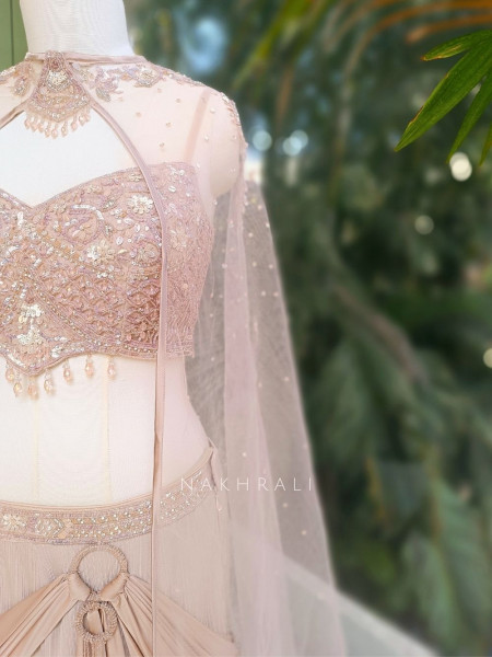 Rivelle Beige Indo Western Set