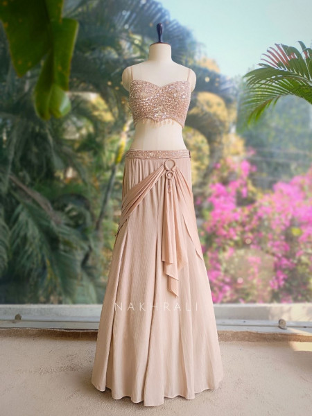 Rivelle Beige Indo Western Set