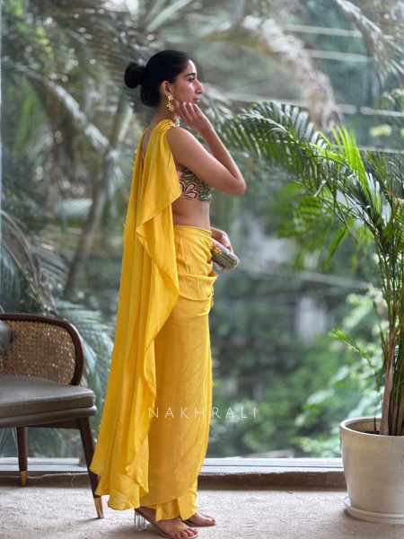 Sunshine Stunner Embroidered Crop Top Skirt Set