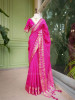 Rangika Magenta Saree with Statement Blouse
