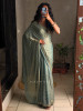 Vianaa BlueSaree with Cut Dana &amp; Stone Work