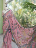 Iris Light Purple Saree with Mirror &amp; Embroidery Blouse
