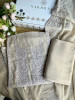 Ishira Grey Embroidered Cotton Dress Material Set