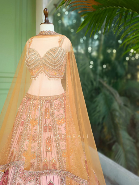 Zyrena Multicolor Embellished Lehenga Set