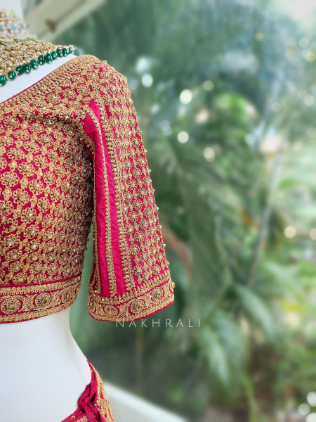 Regalia Red Banarasi Bridal Lehenga