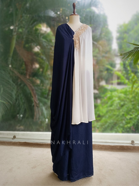 Crystal Sky Indowestern Palazzo Set