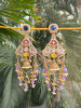 Eternal Grace Purple Dangler Earrings