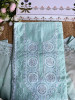 Ishira Blue Embroidered Cotton Dress Material Set