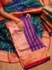 Kaashi Purple Banarasi Silk Saree with Brocade Pallu