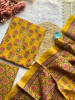Bela Mustard Cotton Printed Dress Material