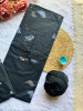 Pakheru Black Cotton Dress Material