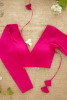Gajgamini  Pink Solid Blouse Collection