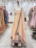 Regalia Beige Anarkali Gharara Set with Sequin &amp; Zari Work