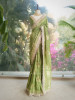 Green Heritage Zari Border Woven Saree