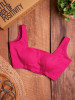 Mahee Rani Pink Silk Blouse with Broad Square Neck