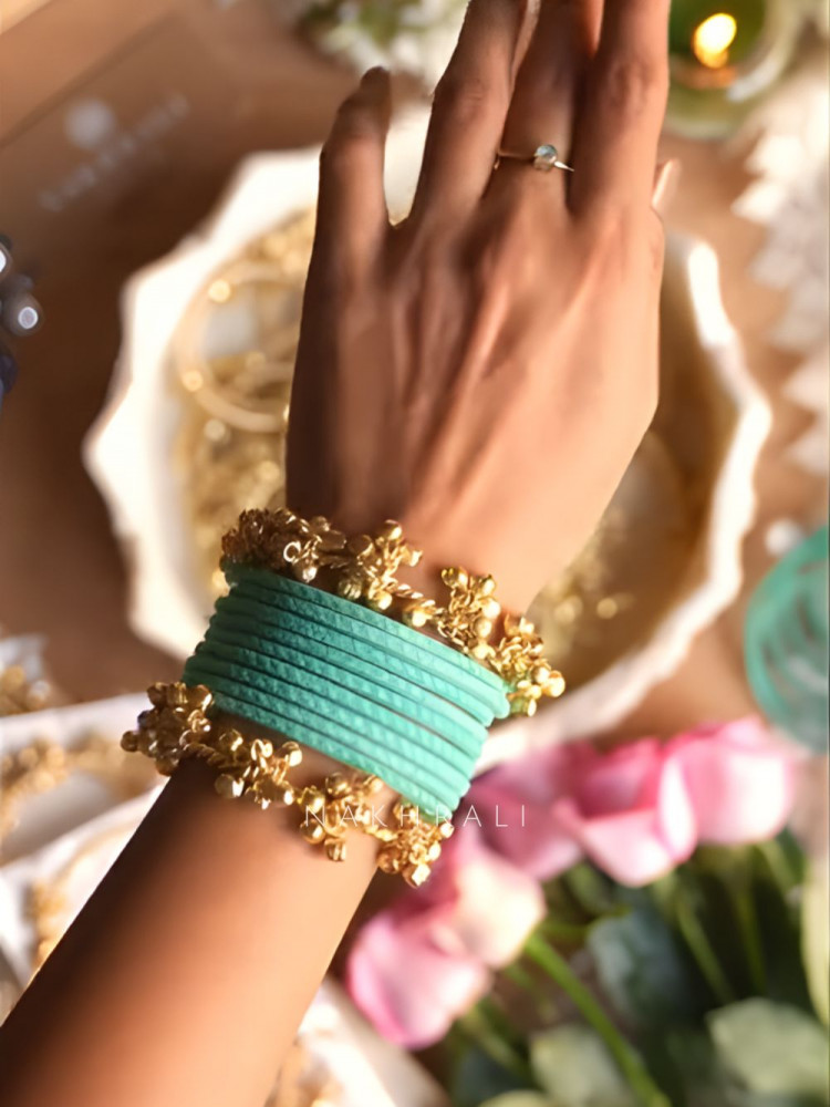 Image of Jhanak Golden Ghungroo Bangles