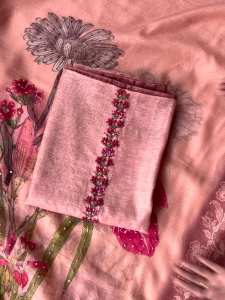 Radhika Pink Dress Material