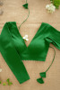 Gajgamini Green Solid Blouse Collection