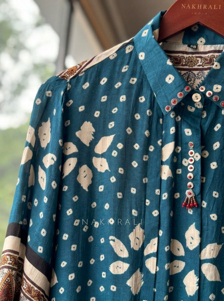 Gatha Firozi Printed Shirt in Soft Fabric