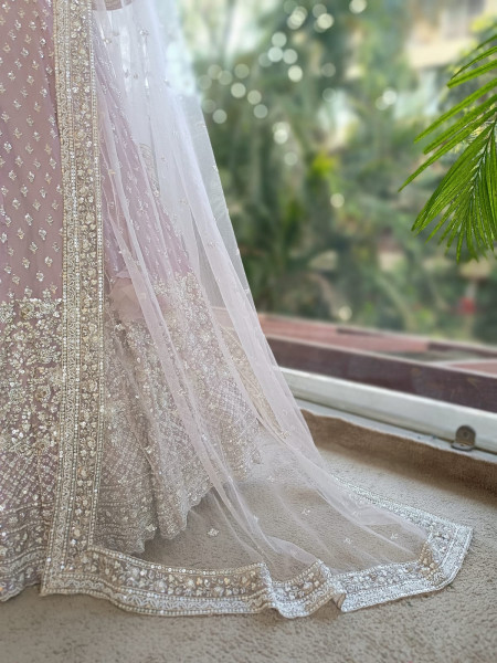 Neerja Purple Lehenga Set with Cut Dana & Sequin Work