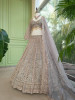 Rajrang Green Embroidered Lehenga Set with Sequin Work