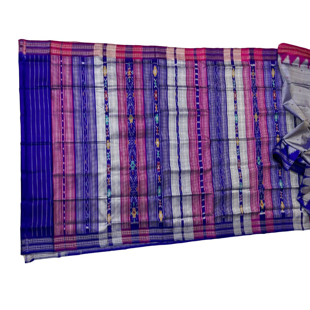 Odisha Handloom Berhampuri Double Pallu Silk saree