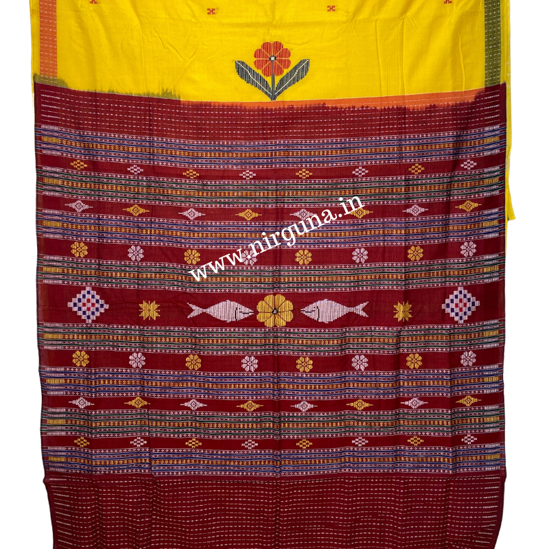 Dhalapathar Handloom Cotton Saree