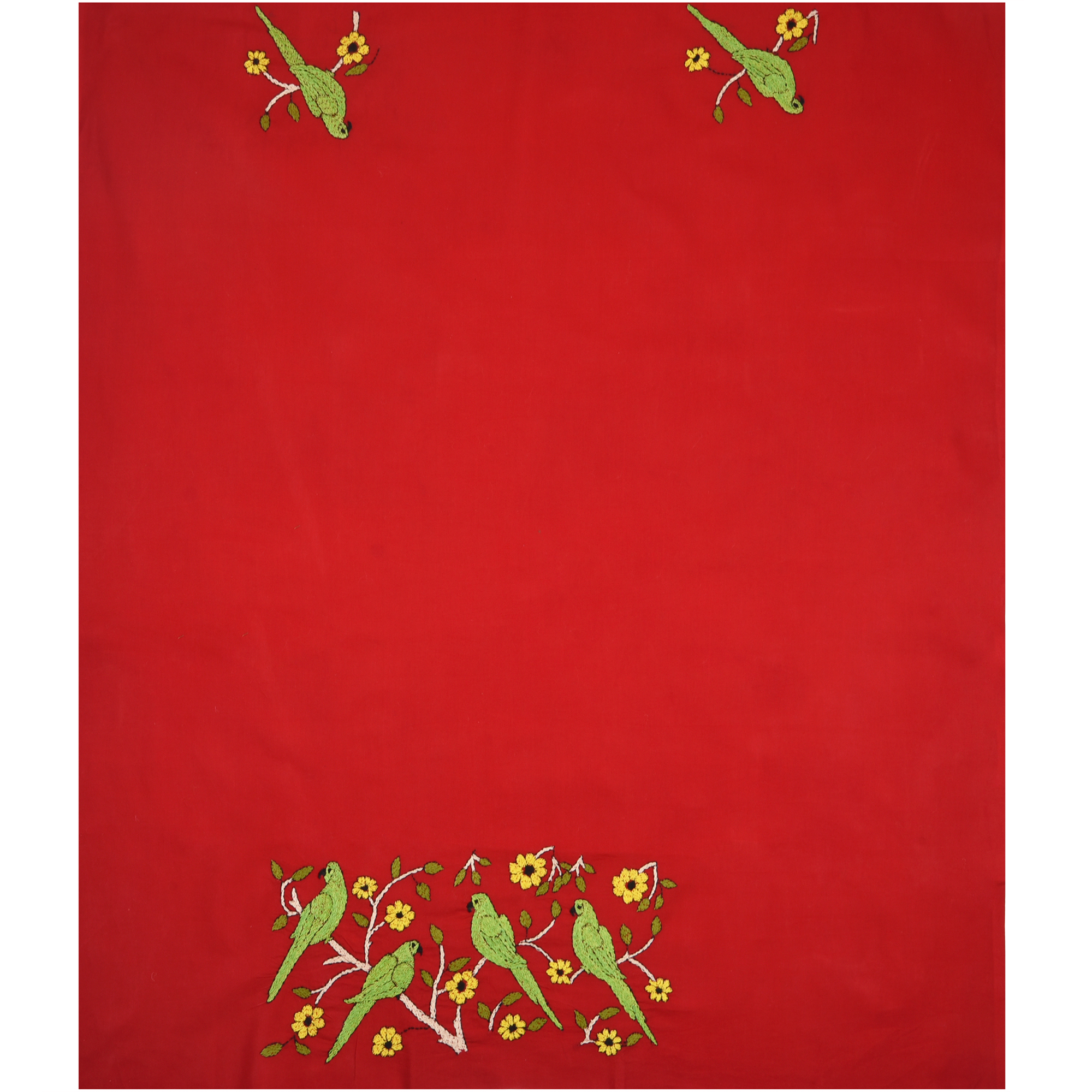 Intricately Hand Crafted Fashionable Designer Kantha Embroidered Cotton Blouse Piece