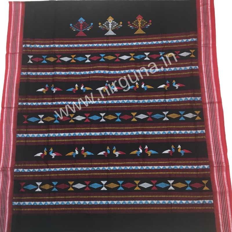 Sonepuri Bomkai Handloom Cotton Saree