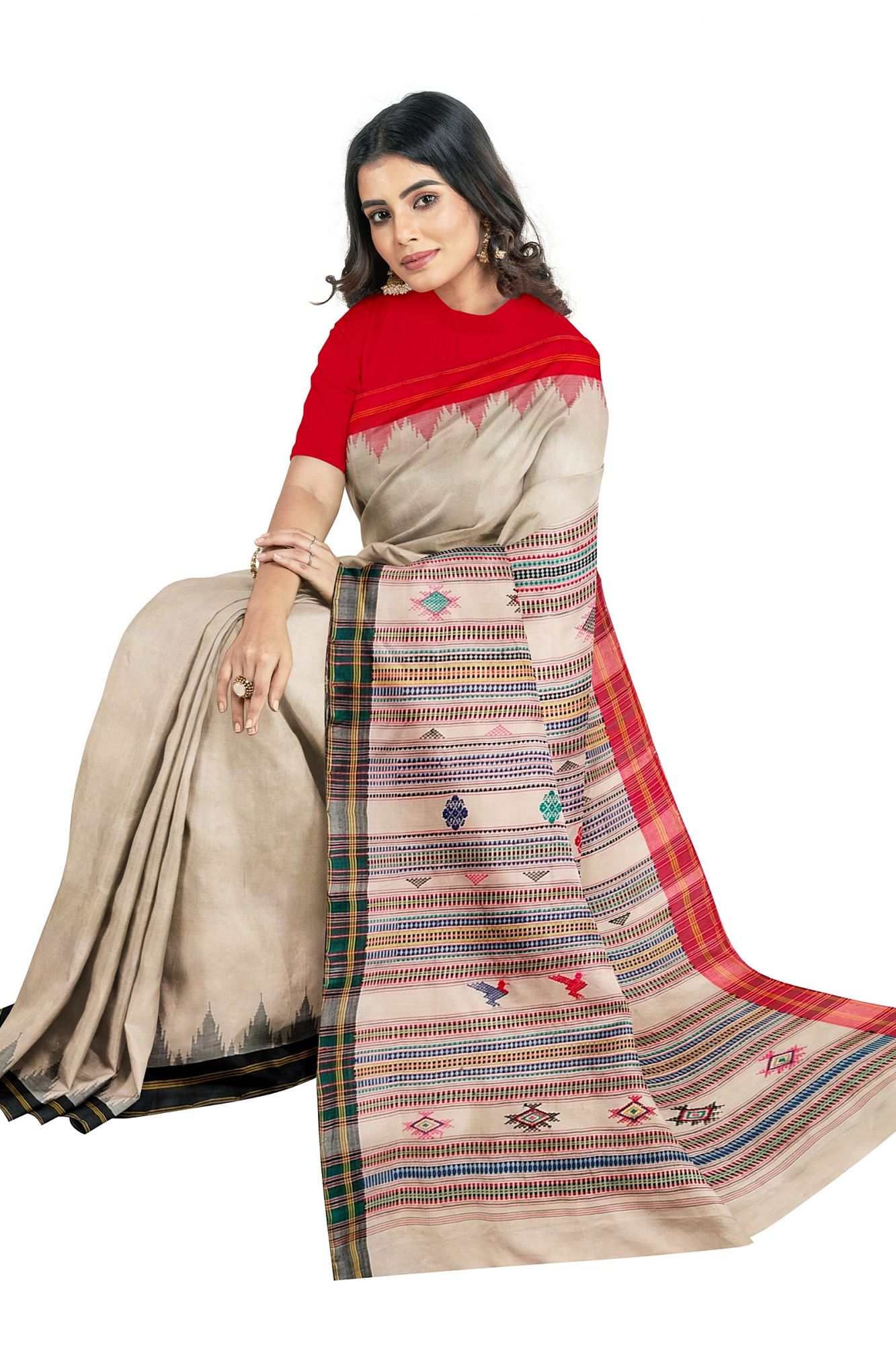 Ganjam Bomkai Handloom Cotton Saree