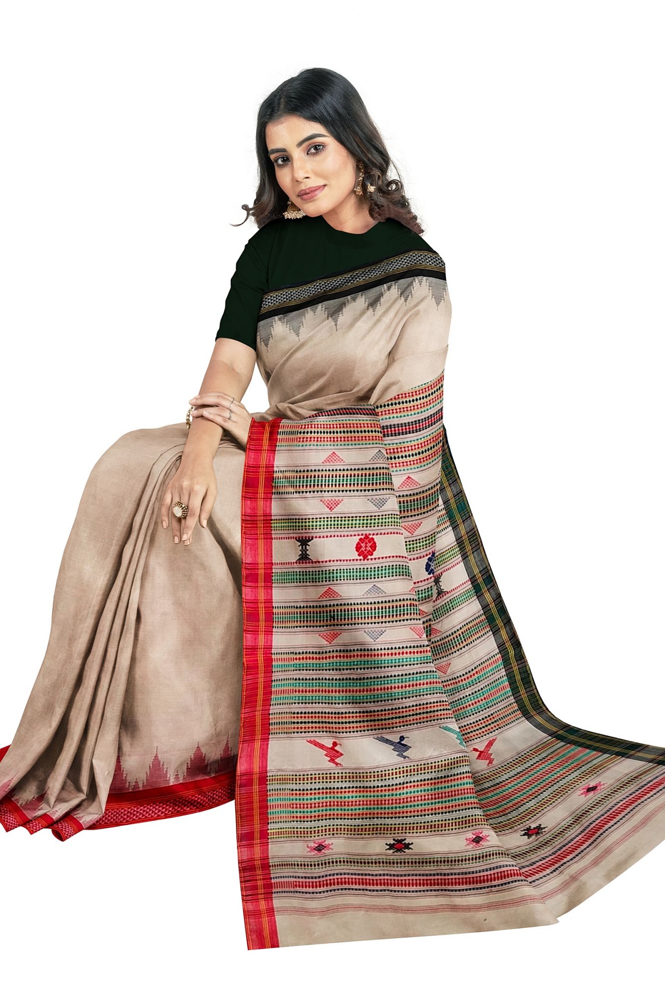 Ganjam Bomkai Handloom Cotton Saree