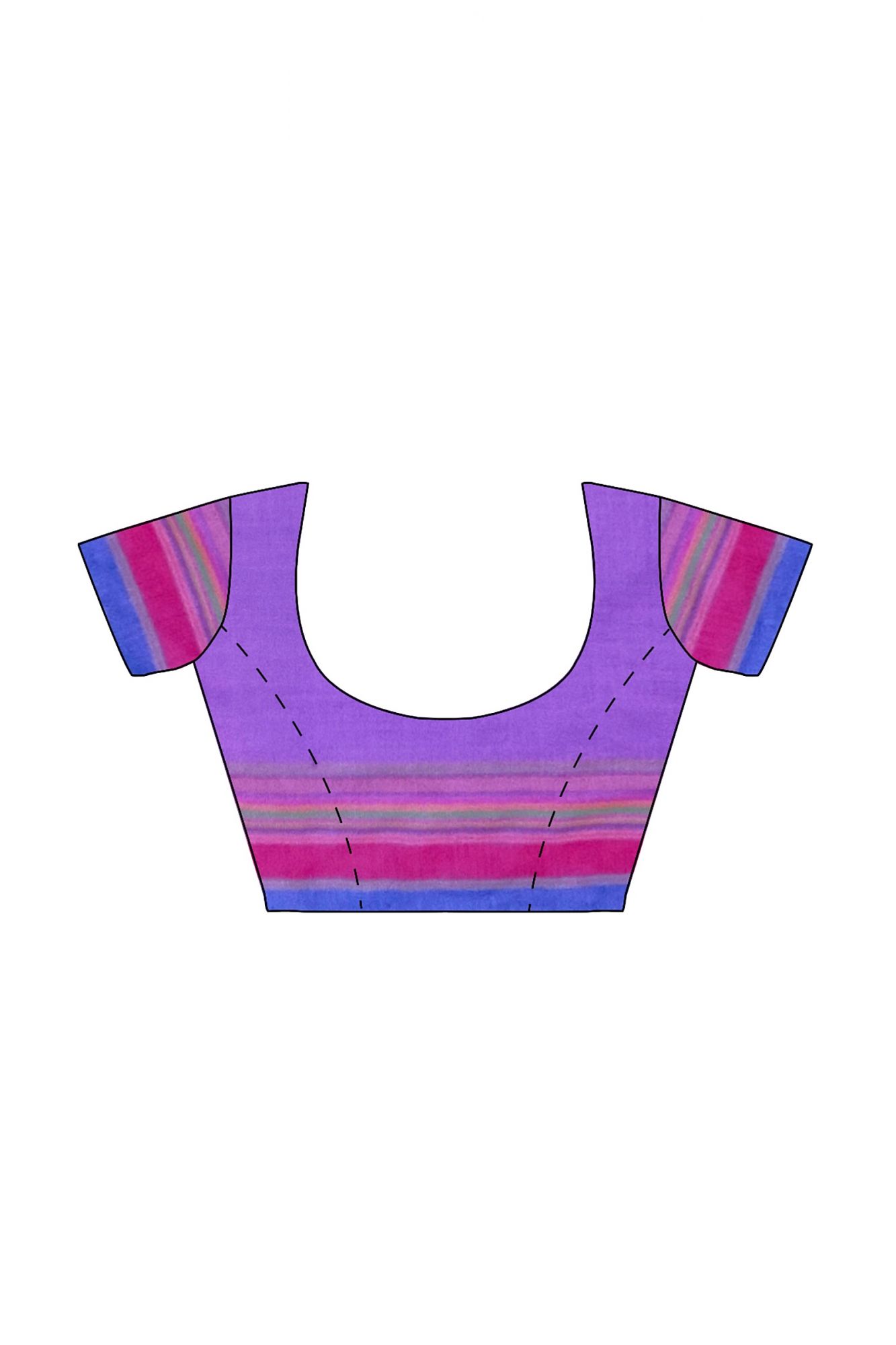 Handloom Woven Bhujodi Kutch Cotton Saree with Tassels