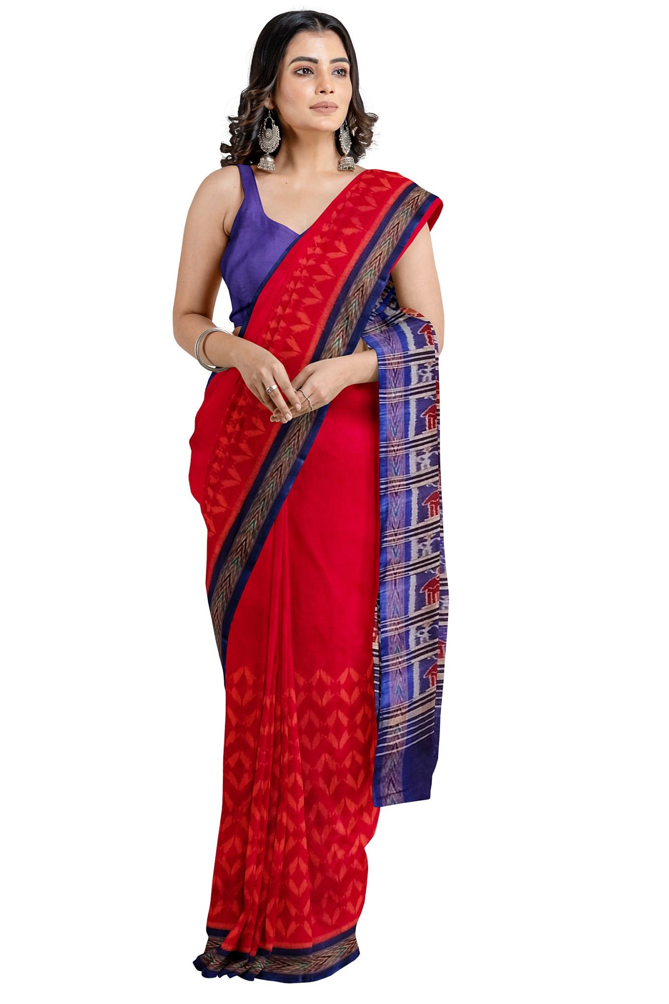 Sambalpuri Handloom Ikat Cotton Saree