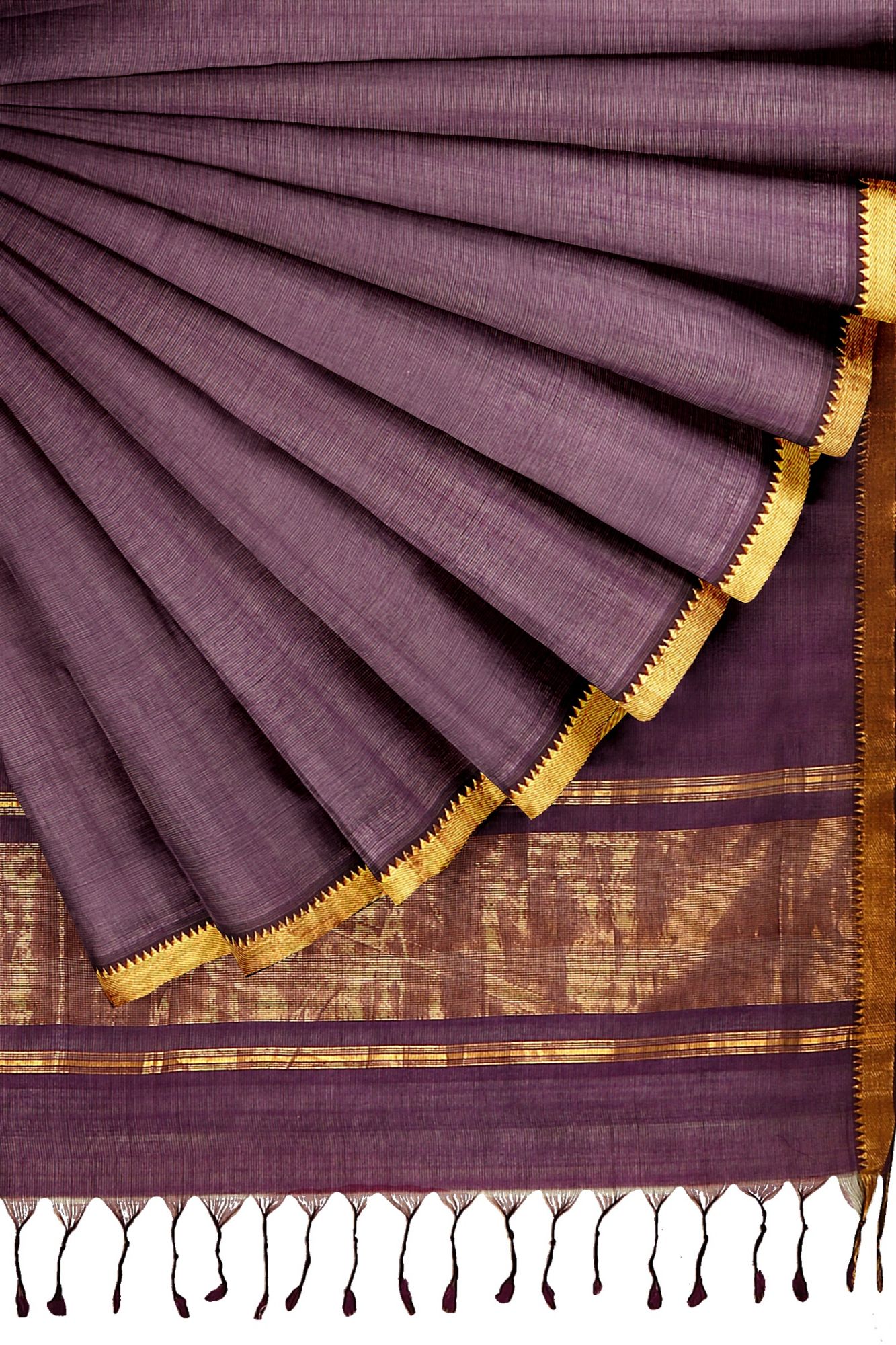 Handloom Mangalagiri zari Cotton Saree