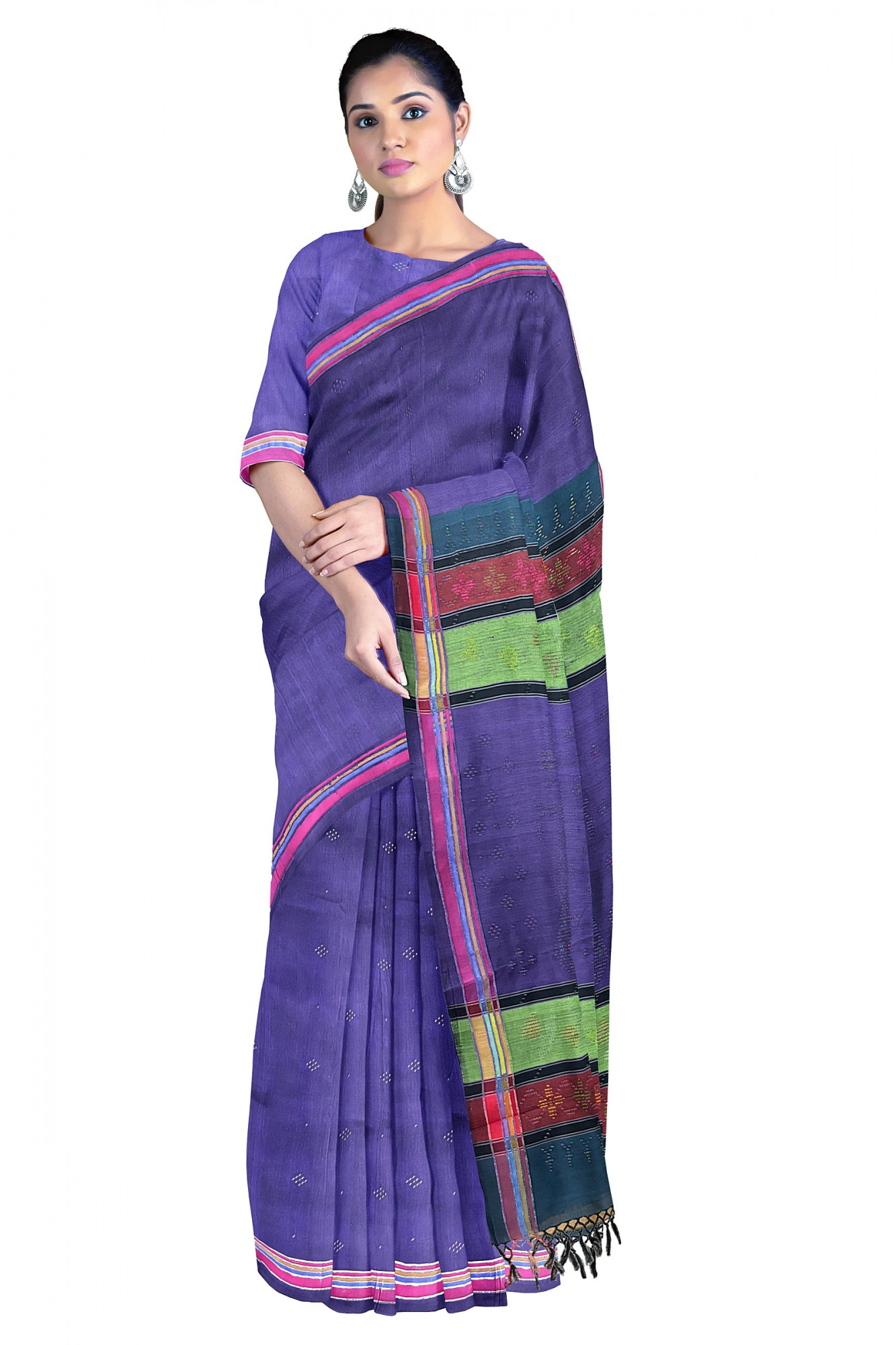 Exquisite Tangaliya Handloom Cotton Saree Timeless Elegance