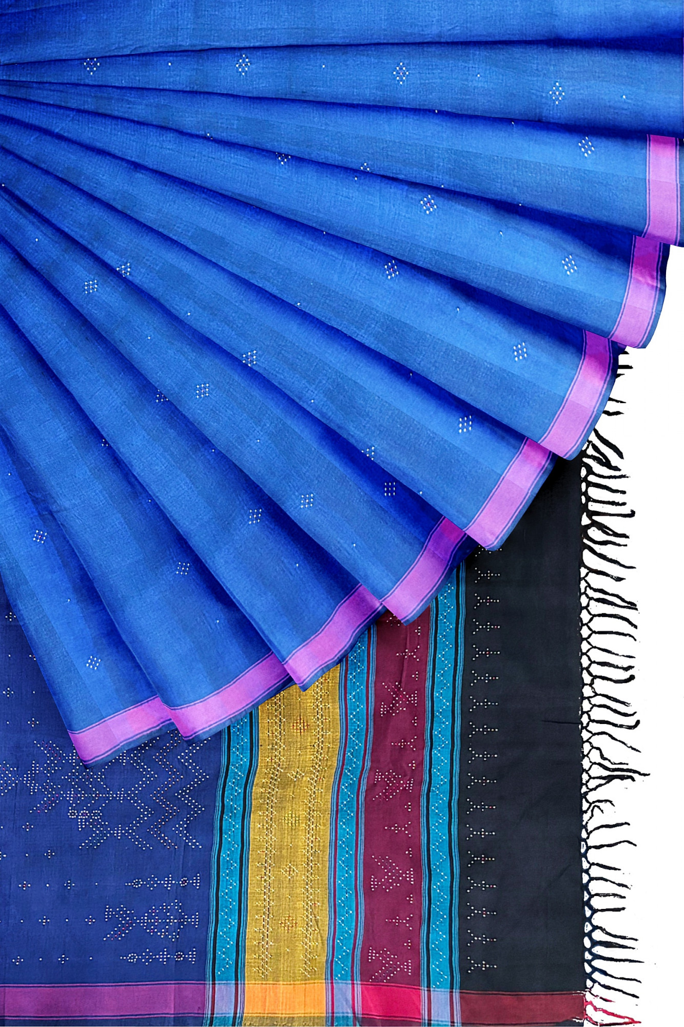 Exquisite Tangaliya Handloom Cotton Saree  Timeless Elegance