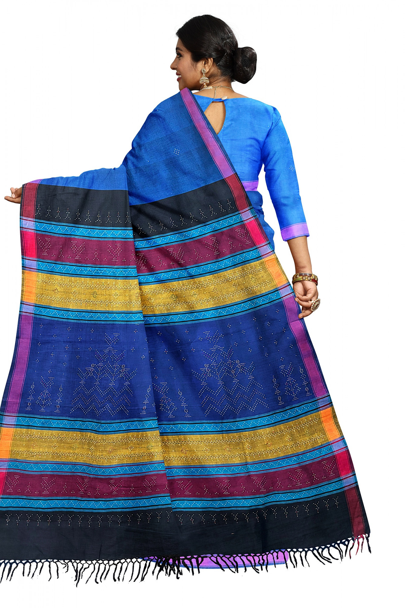 Exquisite Tangaliya Handloom Cotton Saree  Timeless Elegance