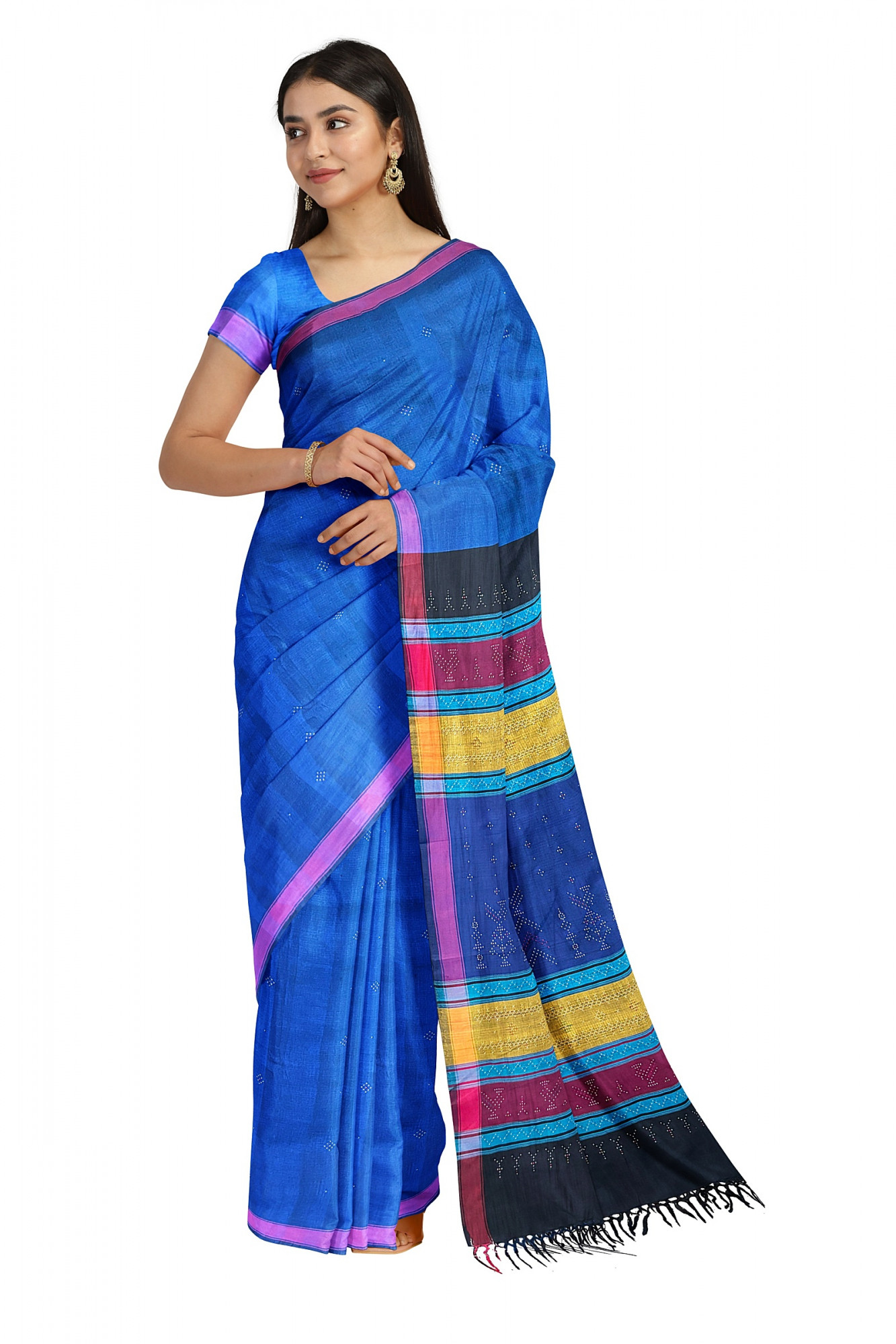Exquisite Tangaliya Handloom Cotton Saree  Timeless Elegance