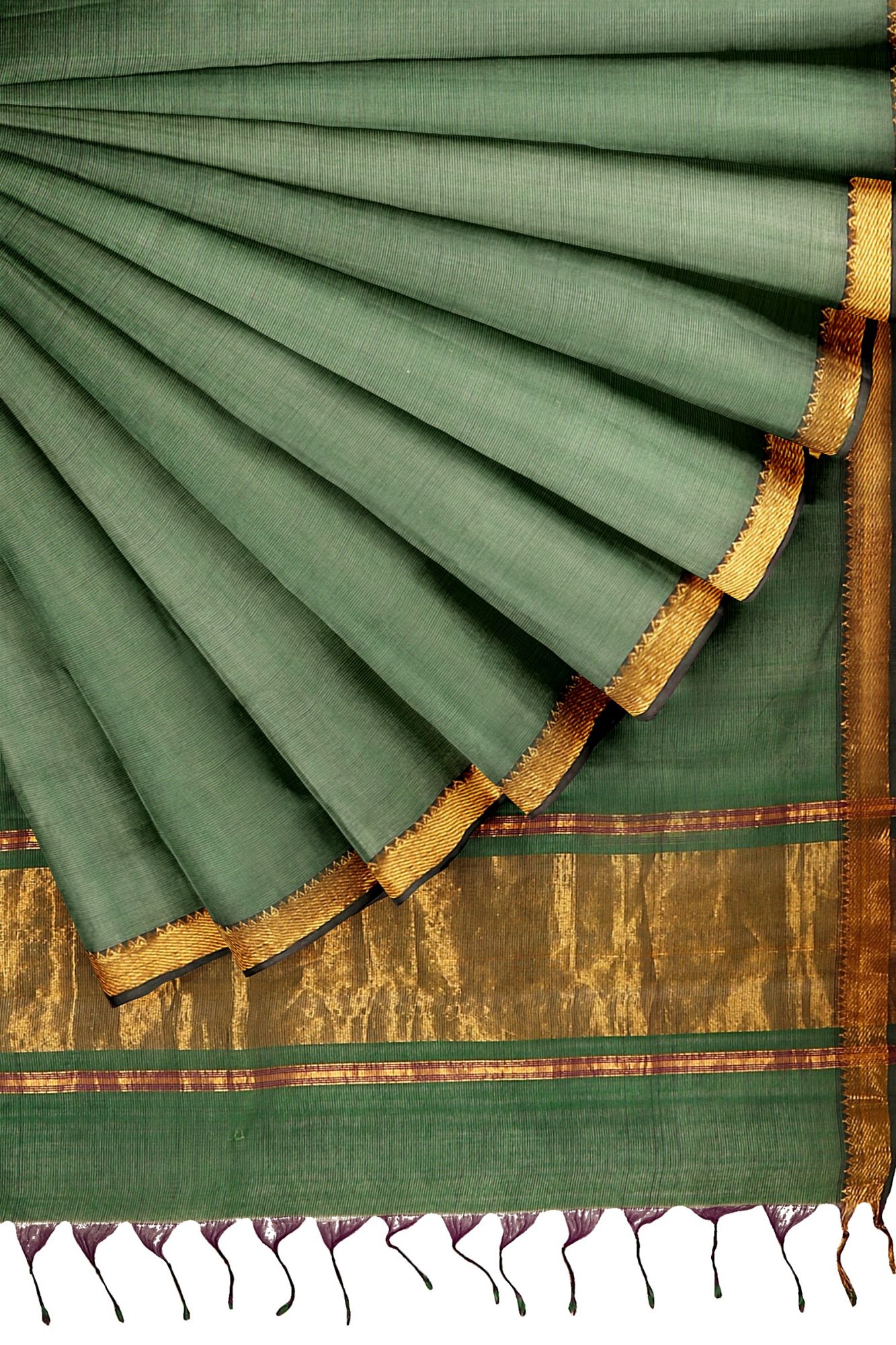 Mangalagiri Jari Border Cotton Saree