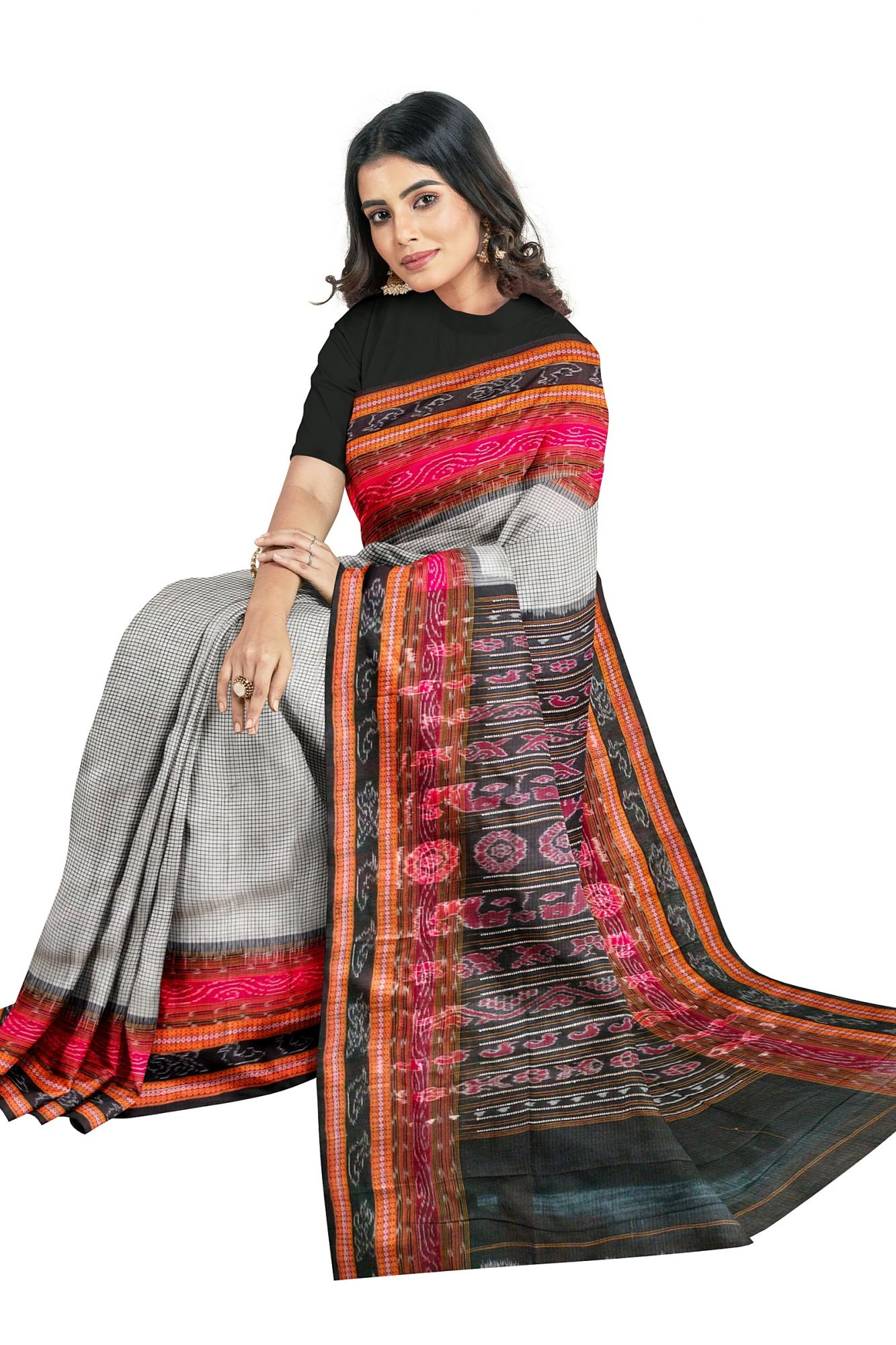 Odisha Handloom Sambalpuri Cotton Saree