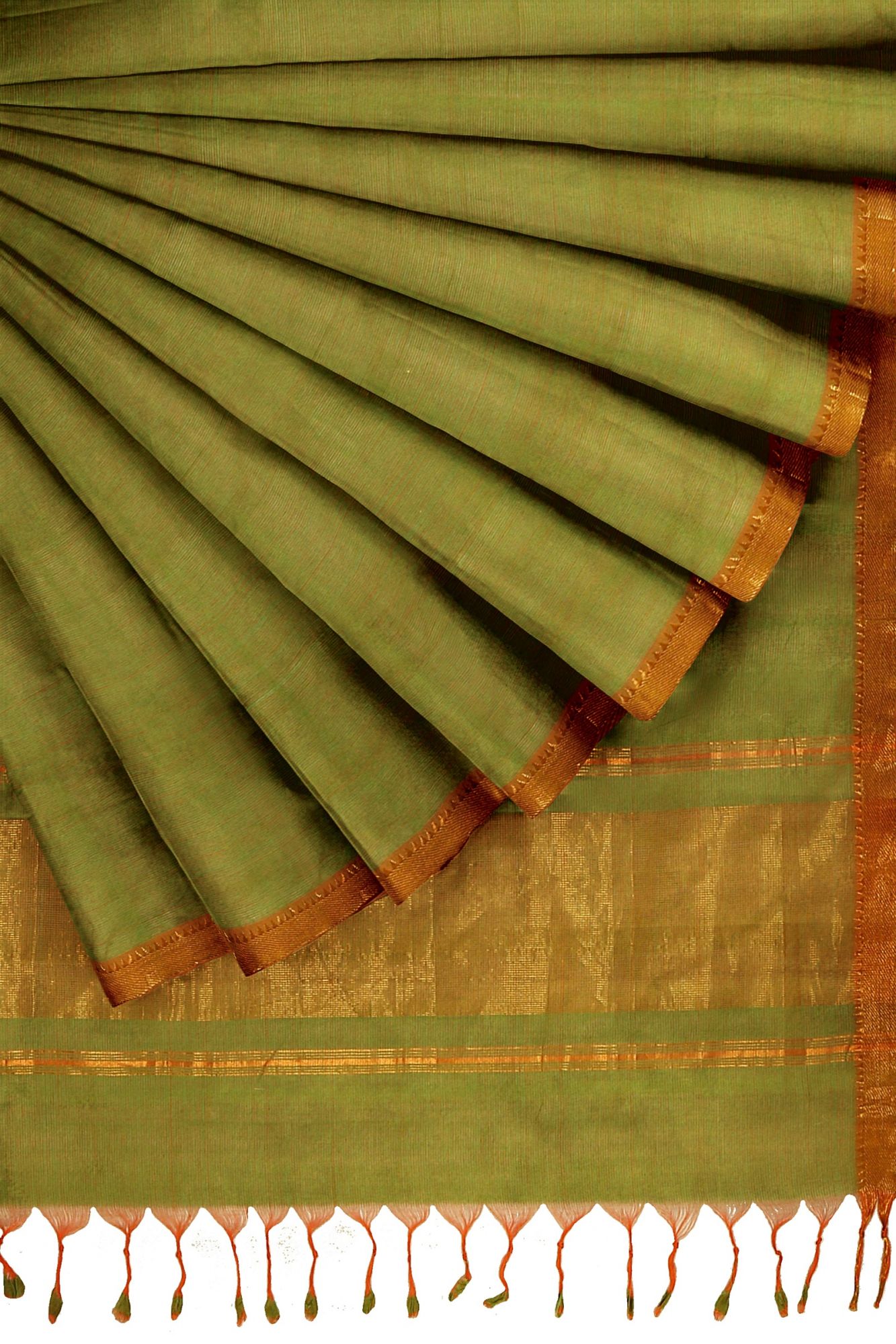 Mangalagiri Jari Border Cotton Saree