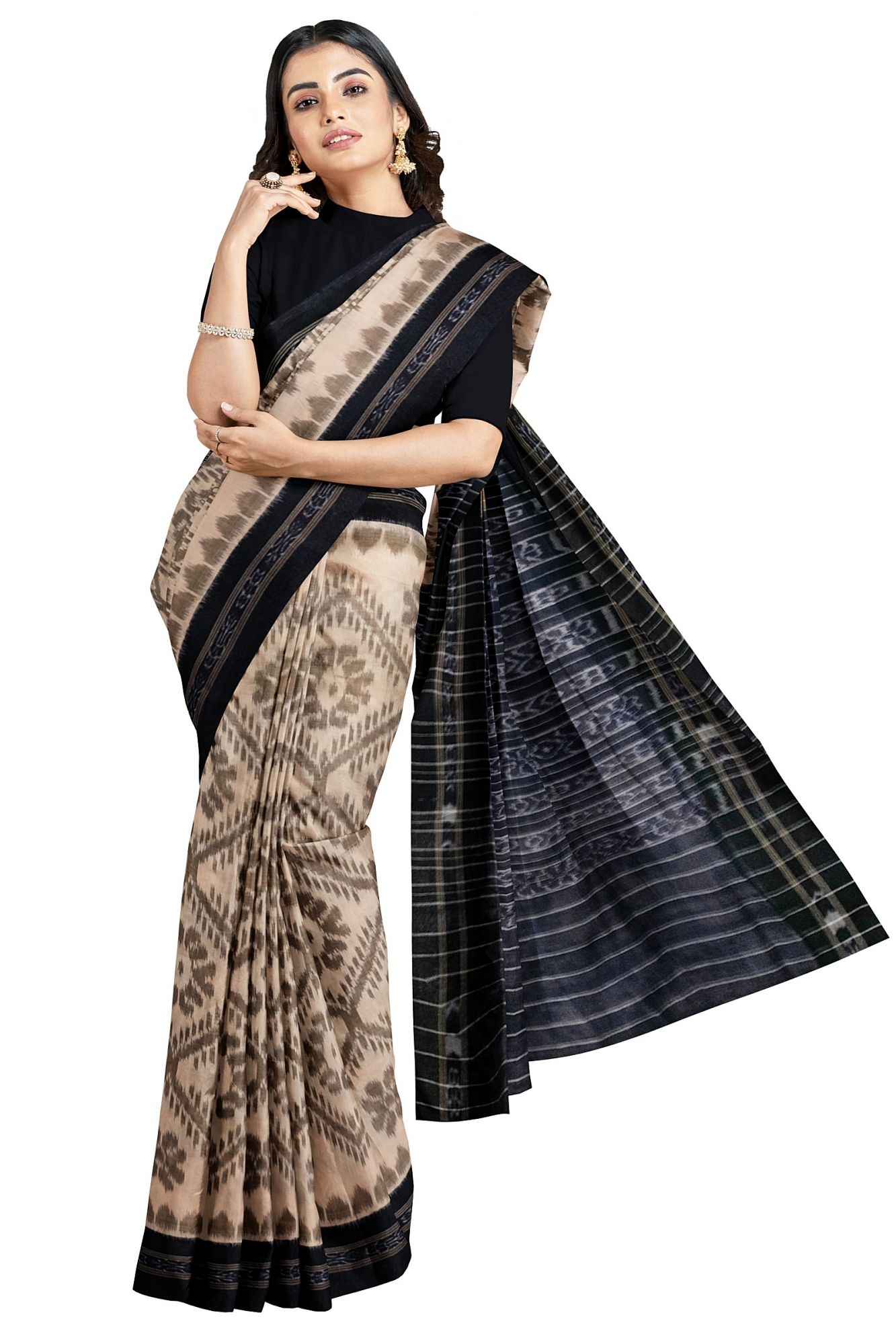 Odisha Handloom Maniabandha Cotton Saree