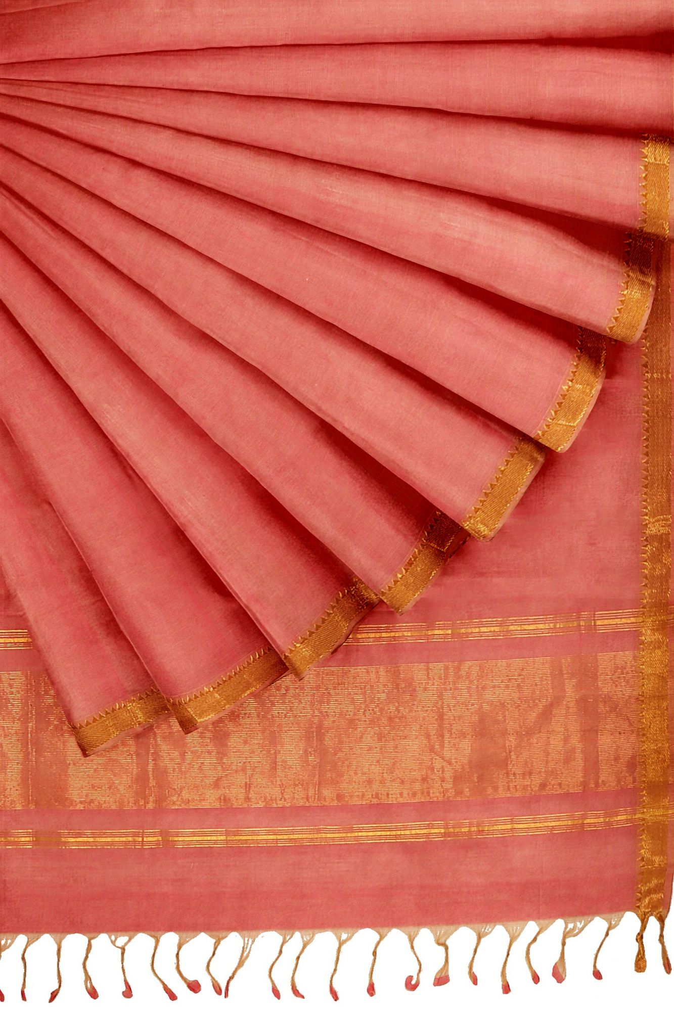 Handloom Mangalagiri zari Cotton Saree