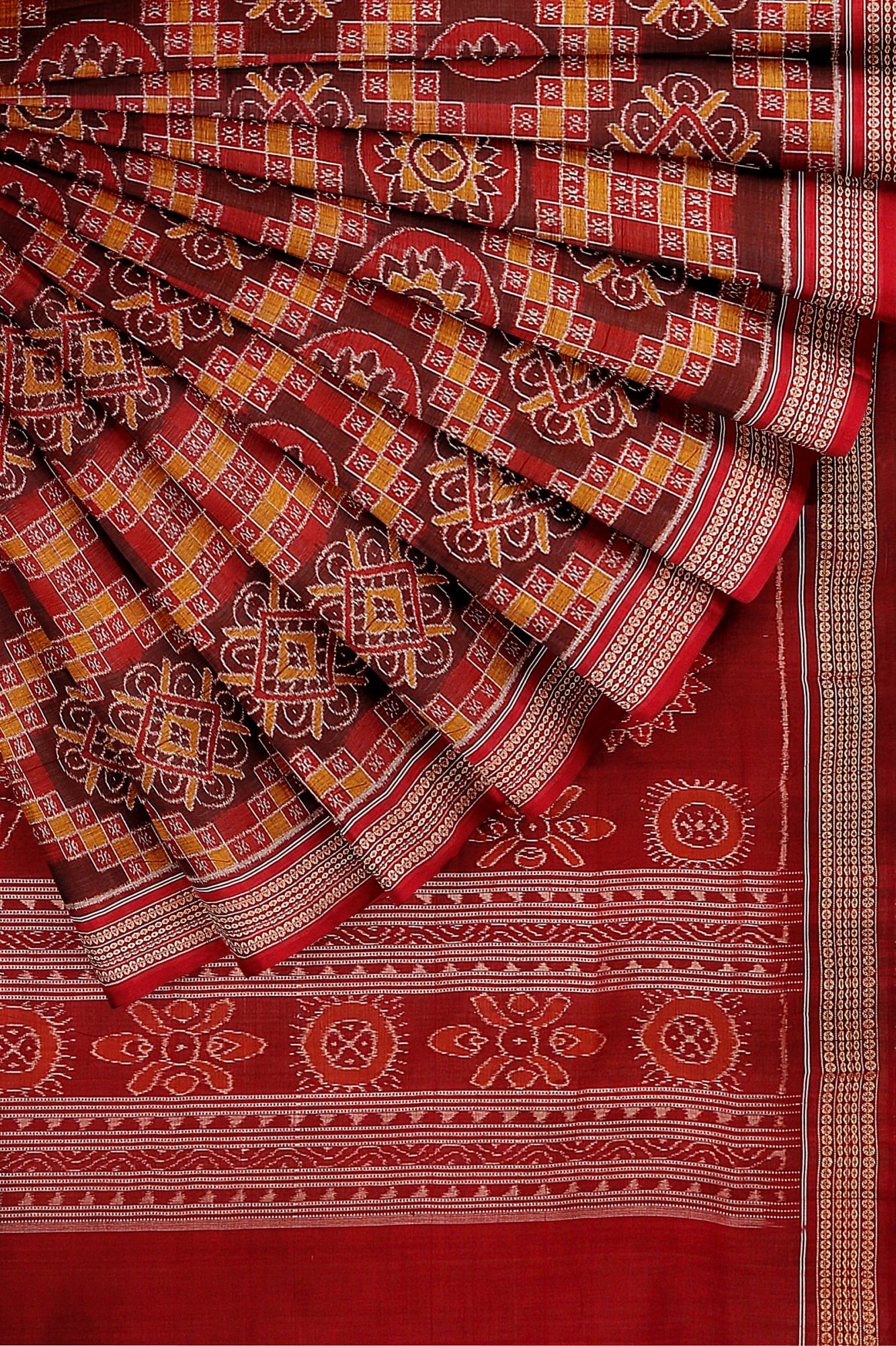 Sambalpuri Handloom Ikat Cotton Saree