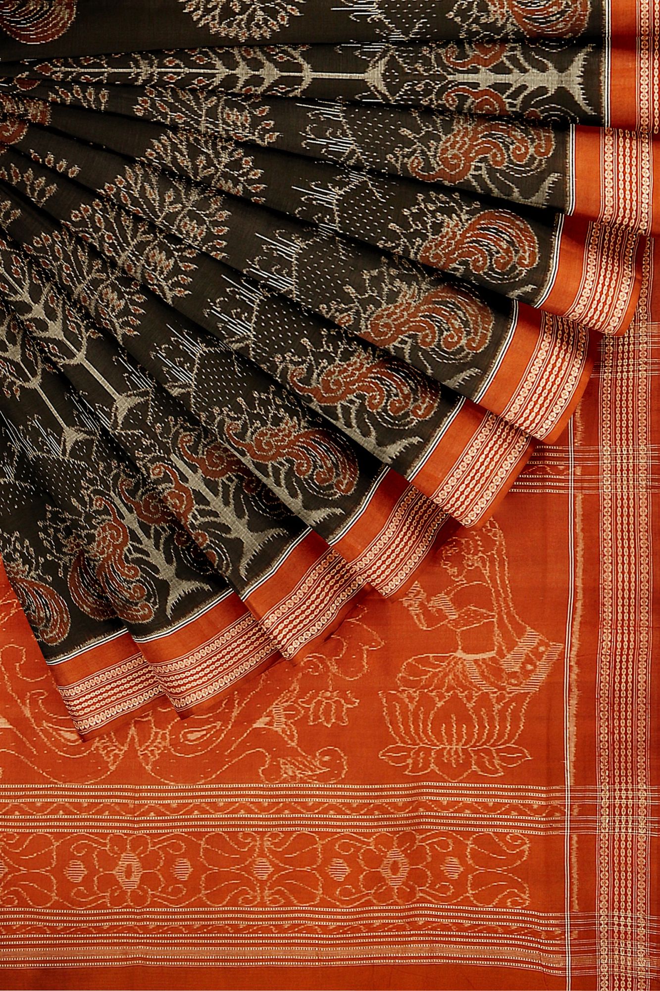 Sambalpuri Handloom Ikat Cotton Saree